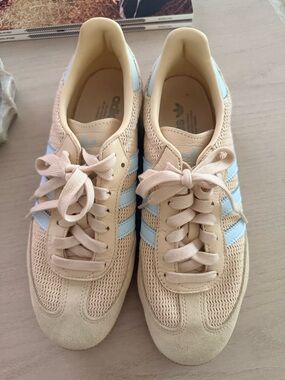 Adidas Originals Samba OG "Sand Strata/Sky Tint" Women's Shoe